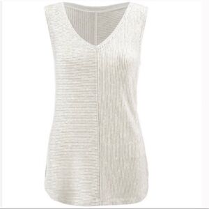 Cabi 3816 Mini Stripe V-Neck Sleeveless Tank